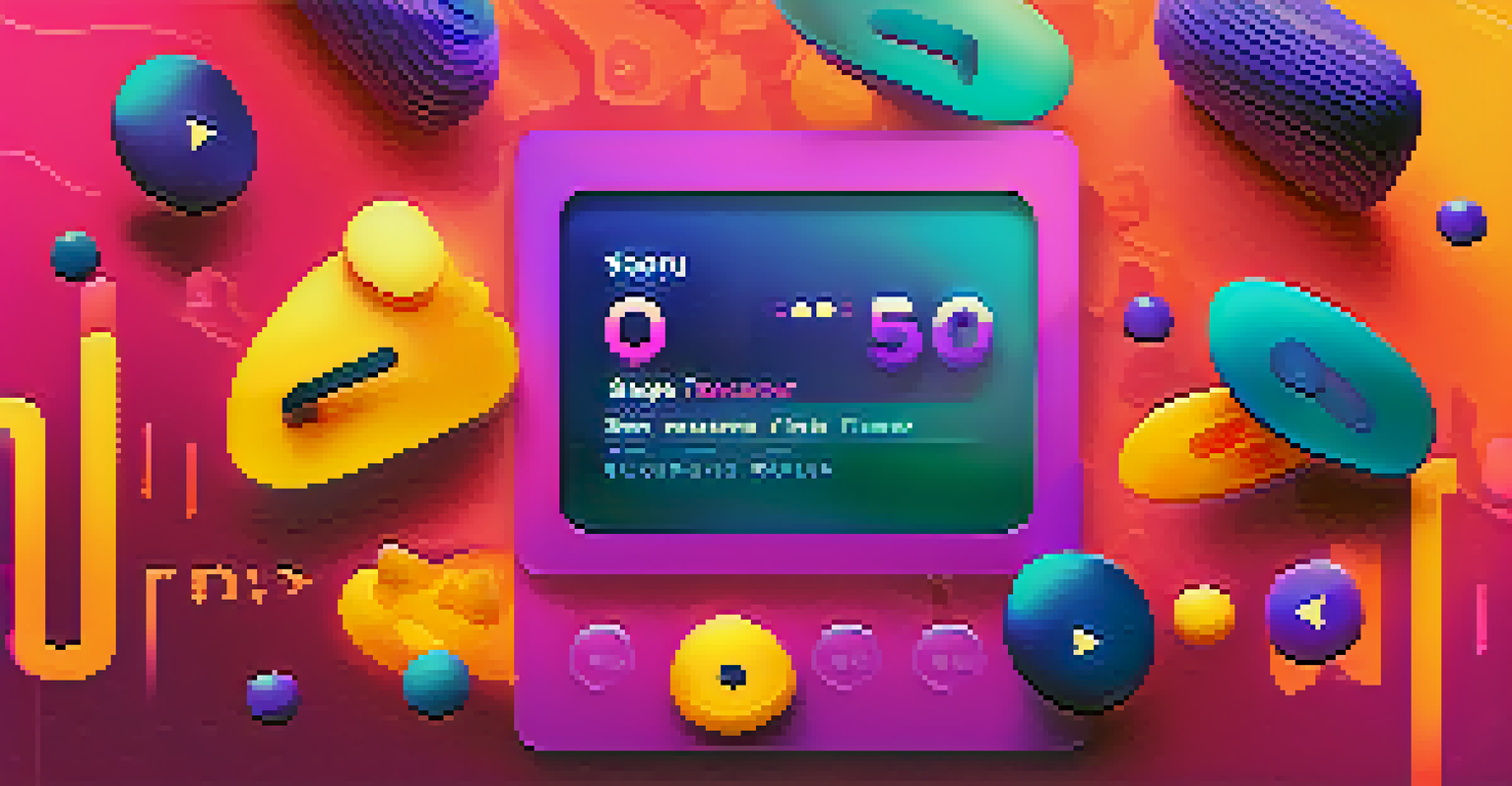 An Instagram Story layout with a countdown timer for a new music release, featuring a colorful gradient background.
