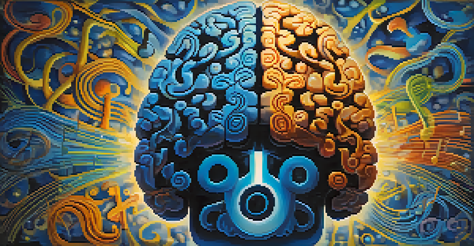 A colorful illustration of a brain surrounded by musical notes, illustrating the connection between music and memory.