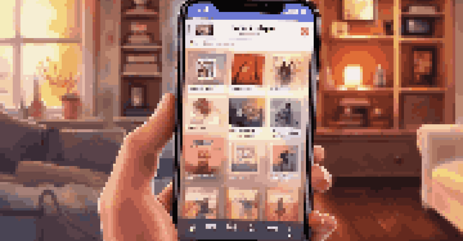 A smartphone showing a viral music challenge video with a cozy room background.