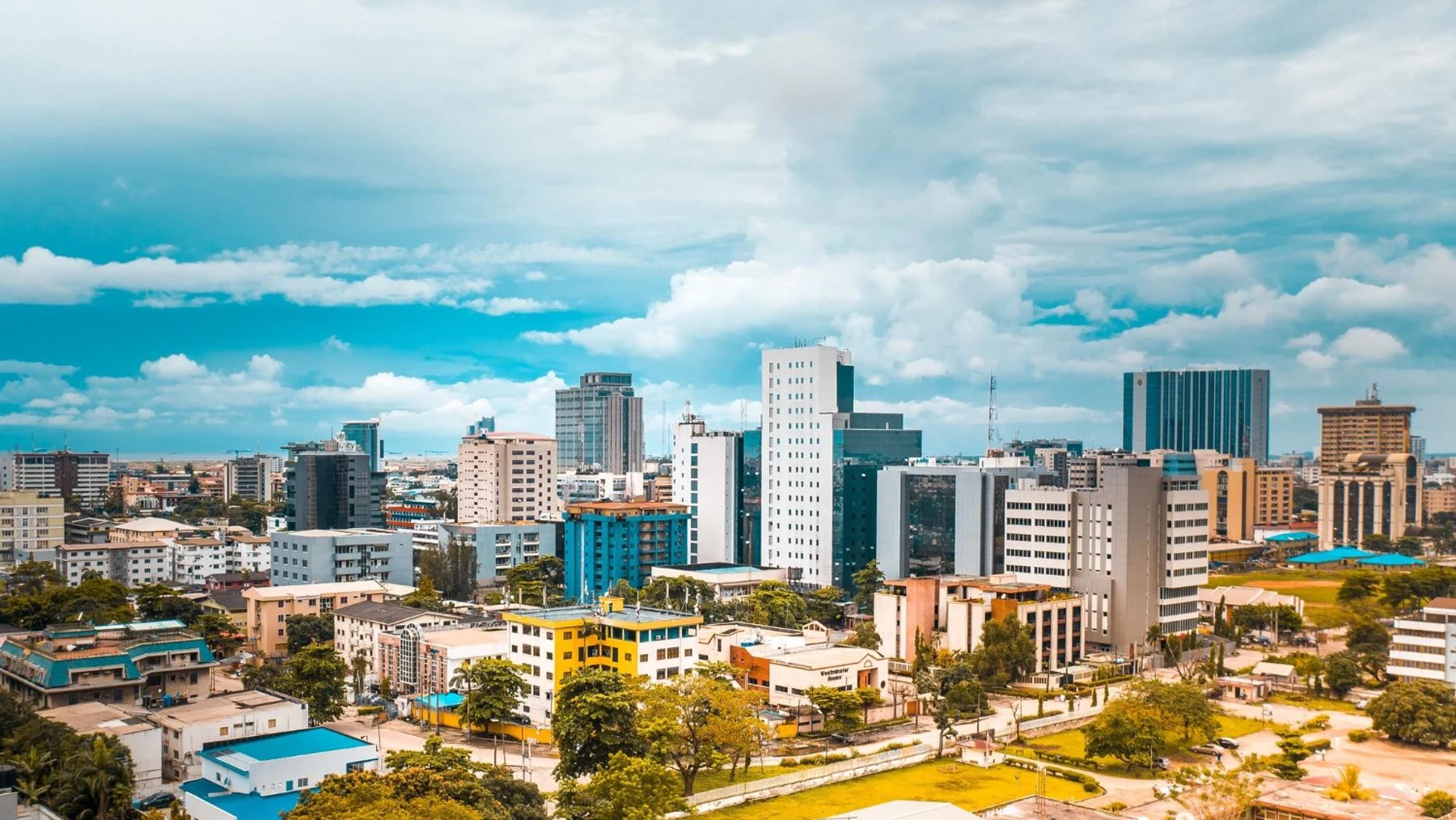 African city skyline