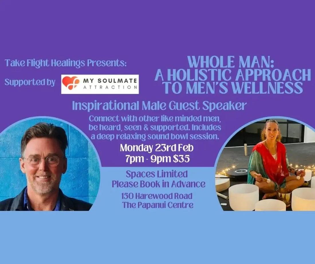 WholeMan - An Holistic Approach to Mens Health & Wellbeing
