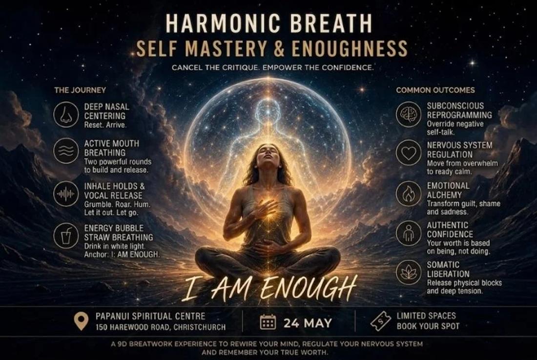 9D Breathwork Journey-Self Mastery and Enoughness