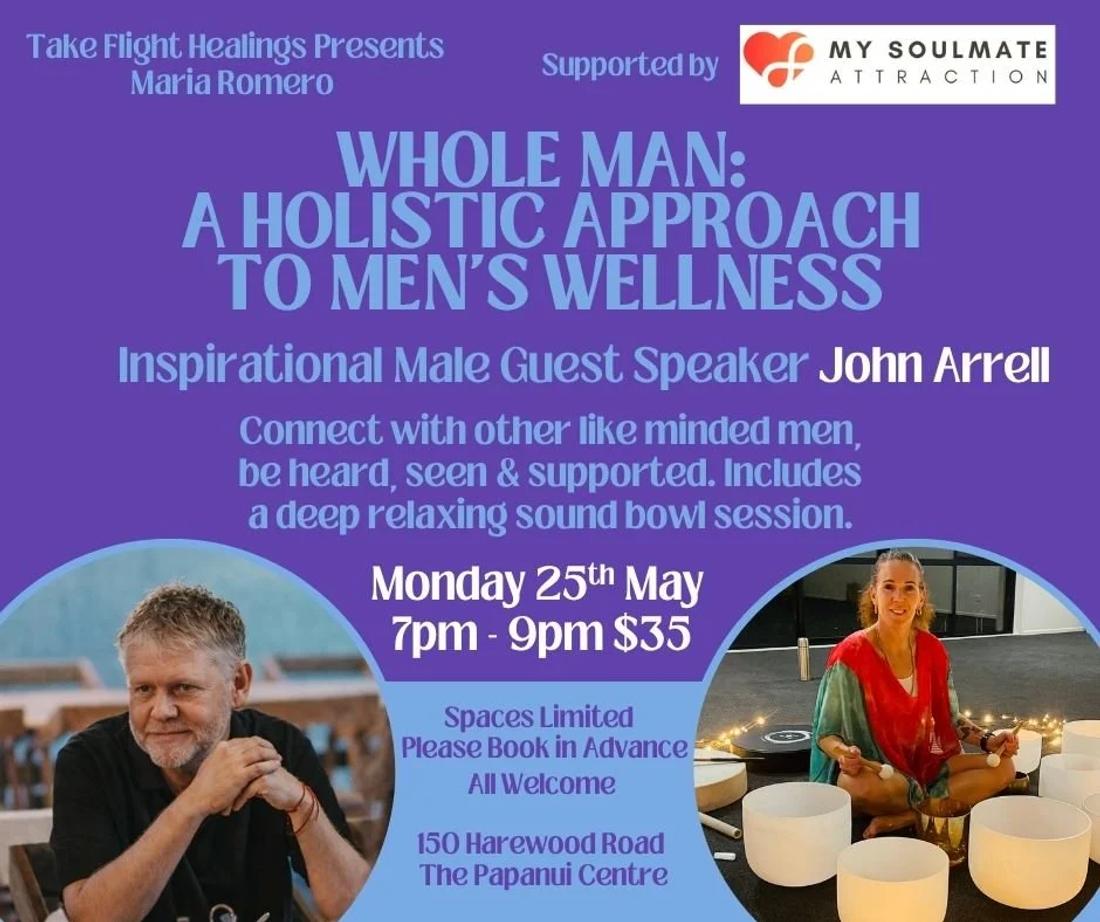 WholeMan - An Holistic Approach to Mens Health & Wellbeing