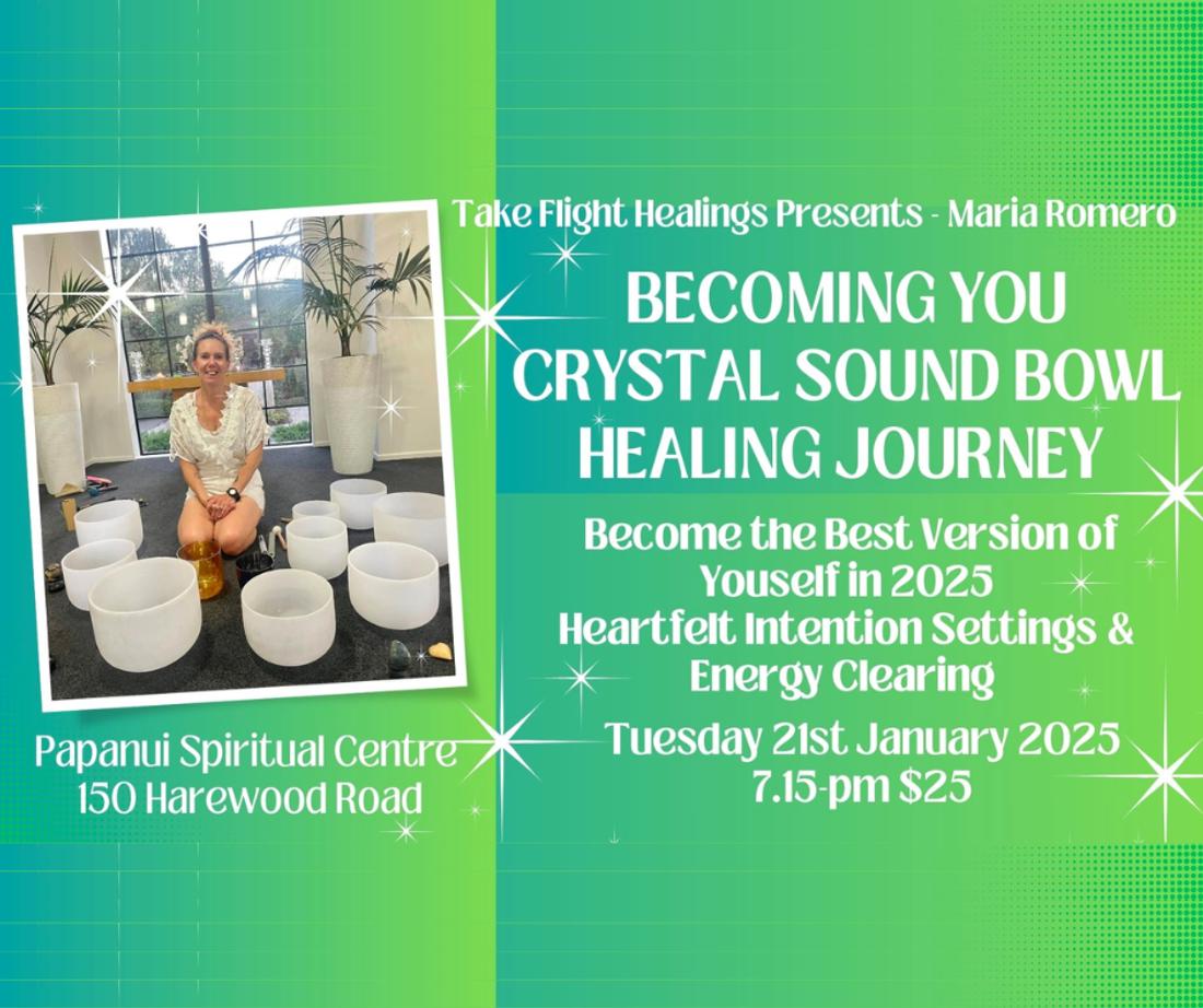 Becoming You: Crystal Sound Bowl Healing Journey