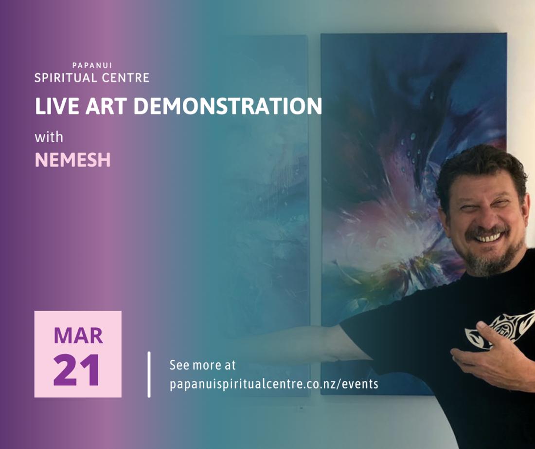 Live Art Demonstration With Nemesh