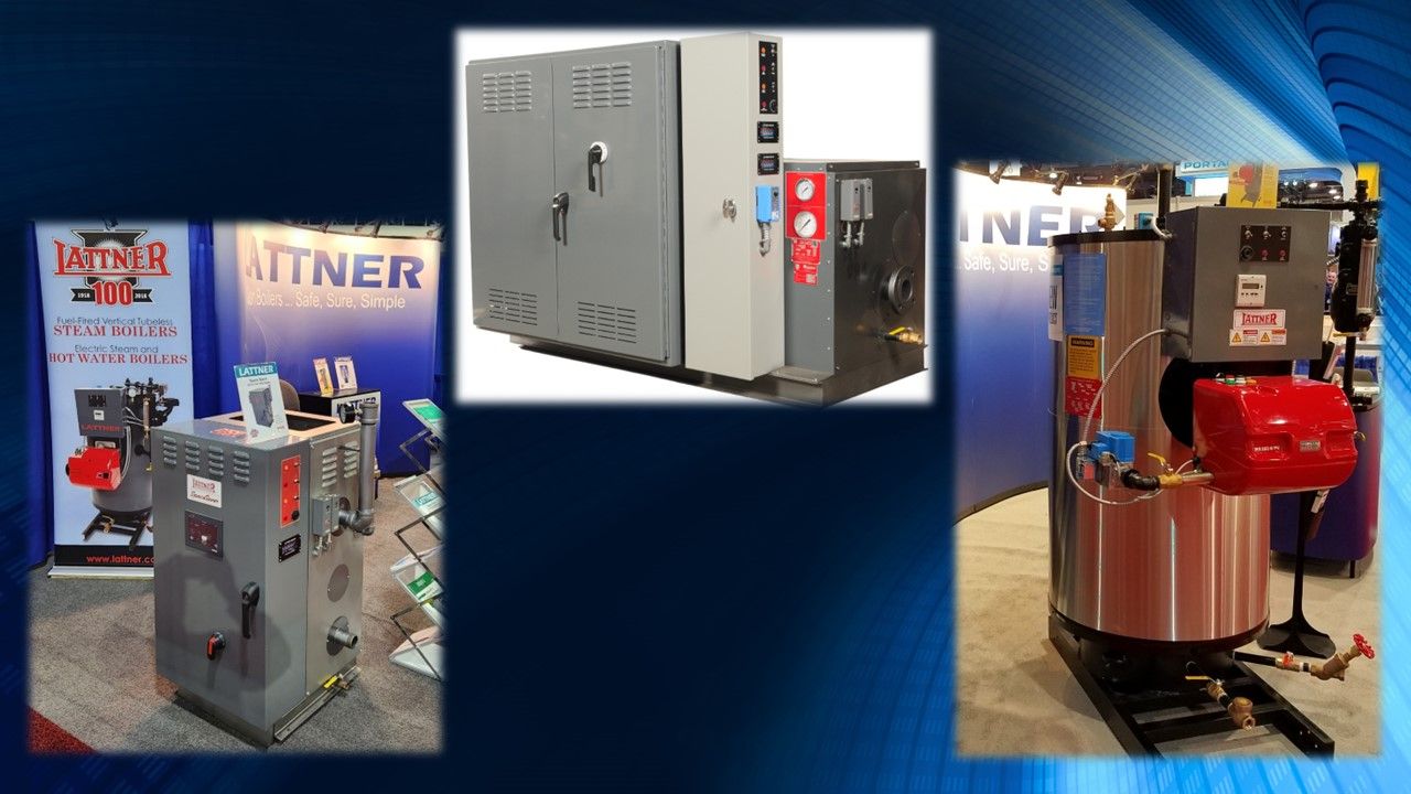 Lattner DBS Scotch Marine Horizontal Steam Boiler