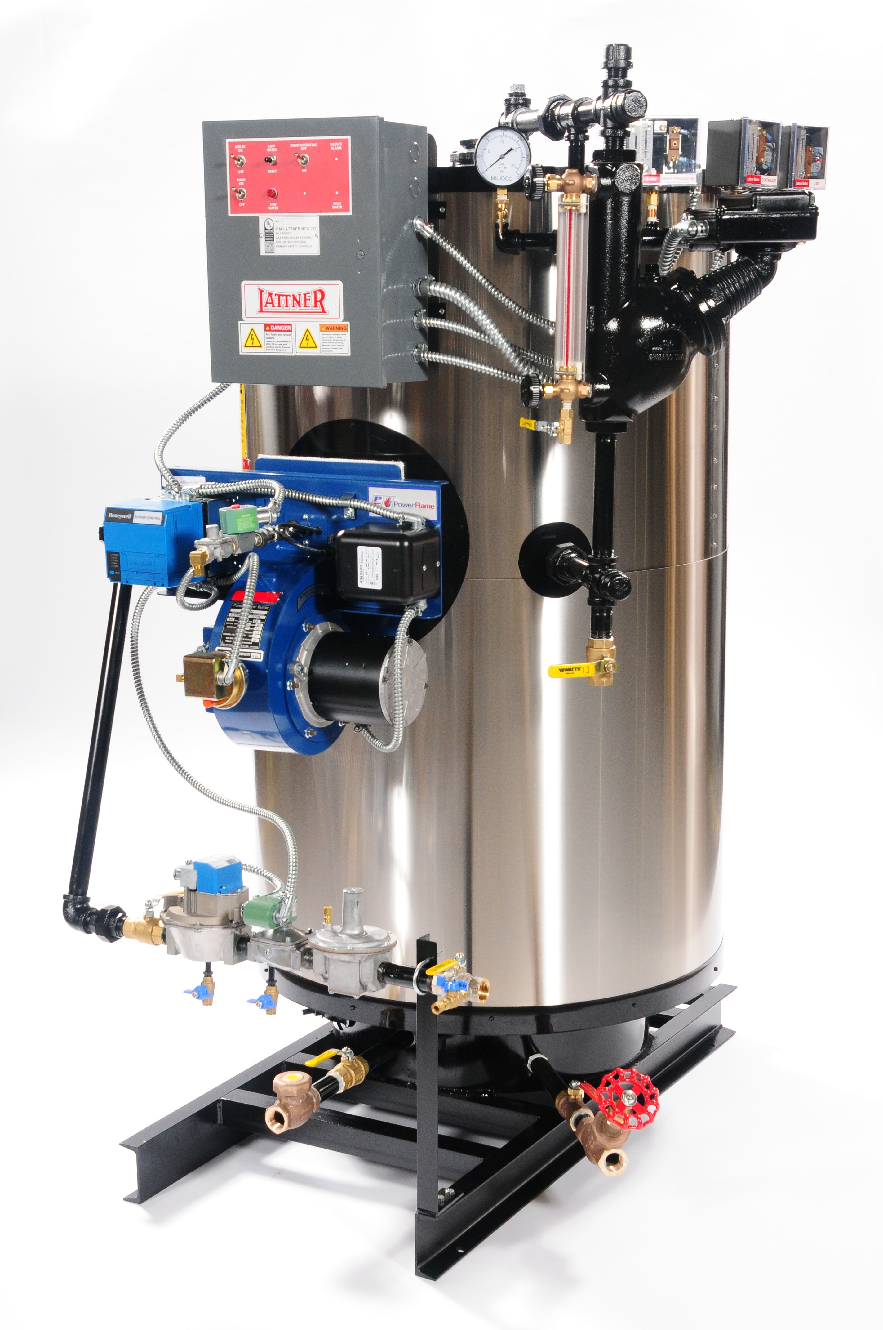 Lattner vertical tubeless steam boilers — American craftsmanship