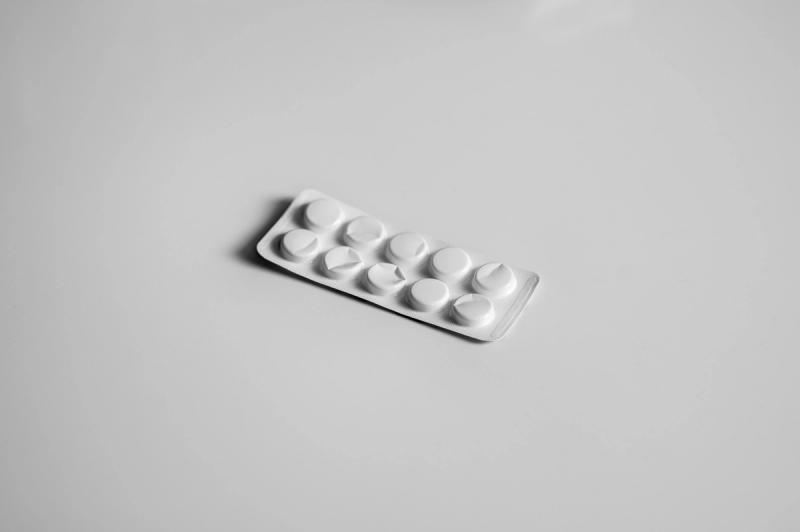 A tab of pills