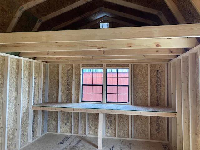 12×24 Lofted Garage at the Carleton location