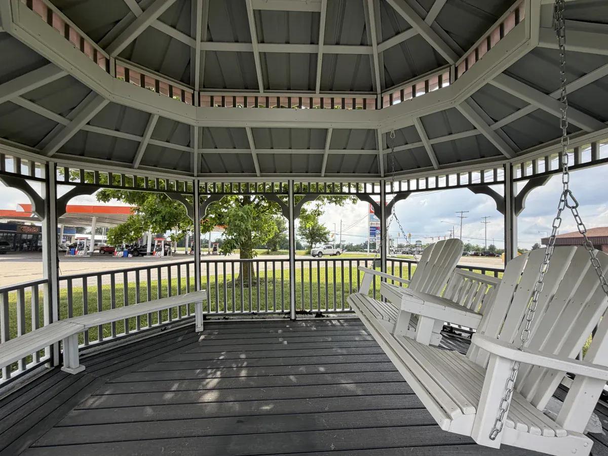 12×16 Gazebo at the Adrian location, interior view