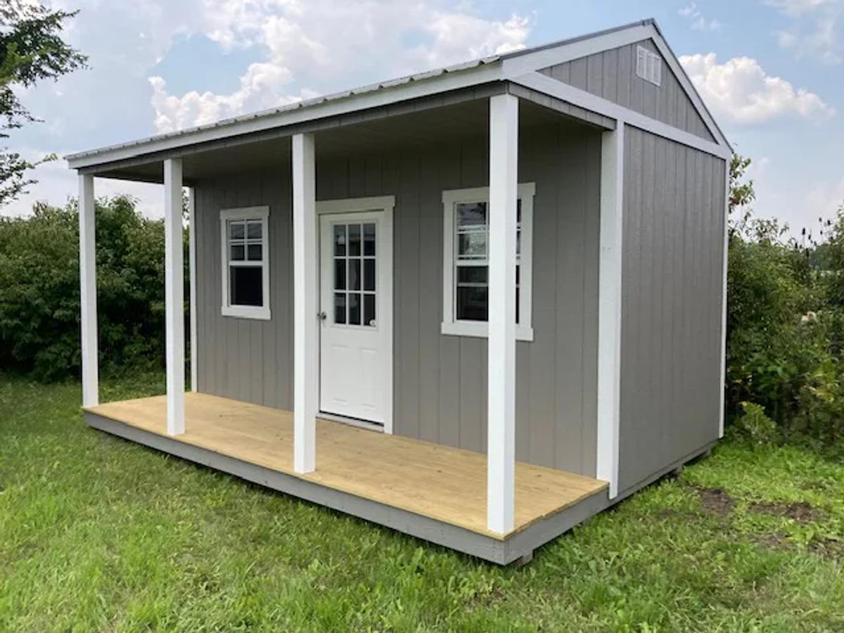 12' x 16' 12x16 Amish Casita with Full Porch for sale in Carleton, MI