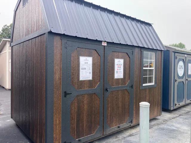 8×12 Lofted Garden Shed at the Carleton location