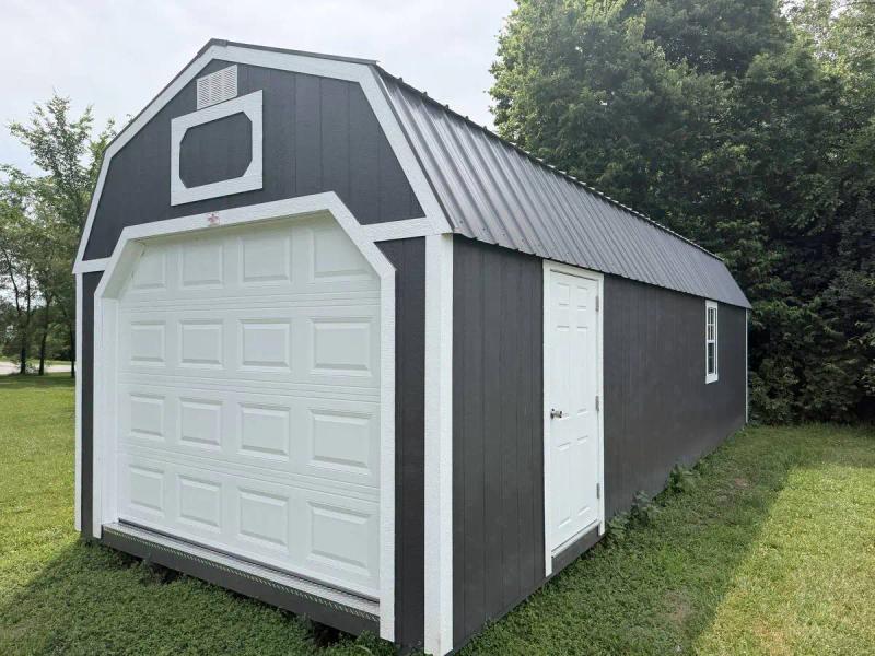 12×32 Lofted Garage at the Adrian location, front exterior view