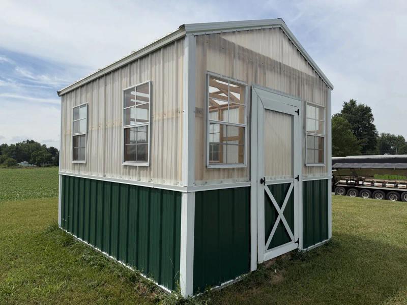 10×12 Garden Shed at the Adrian location, front exterior view