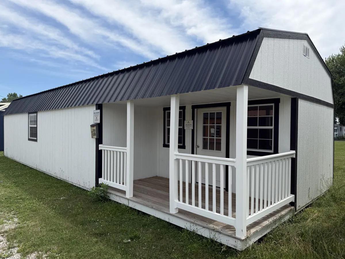16×44 Lofted Casita at the Adrian location, front exterior view