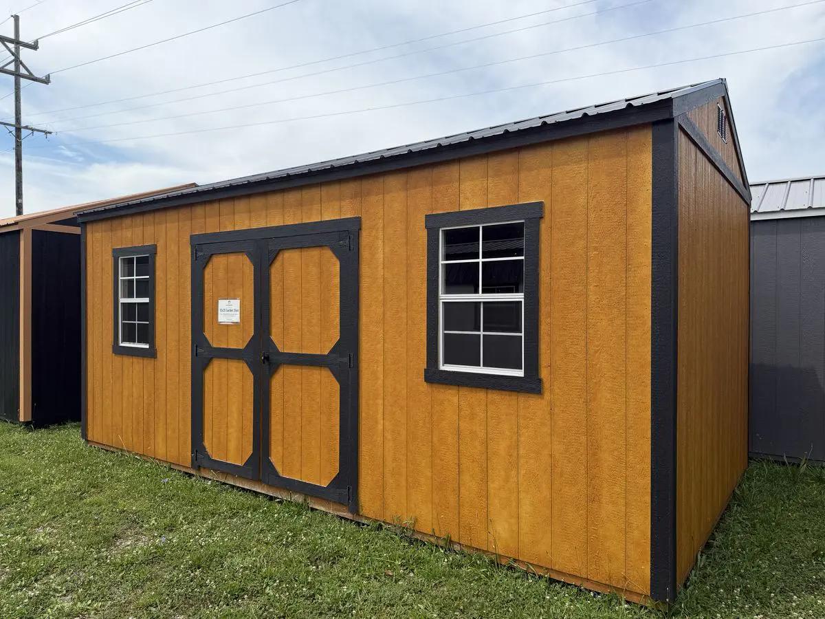 10×20 Garden Shed at the Adrian location, front exterior view