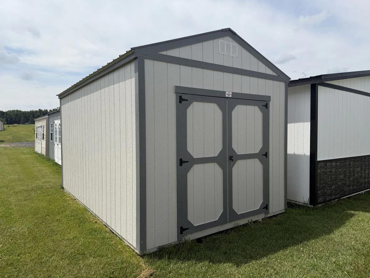 10×16 Utility Shed at the Adrian location, front exterior view