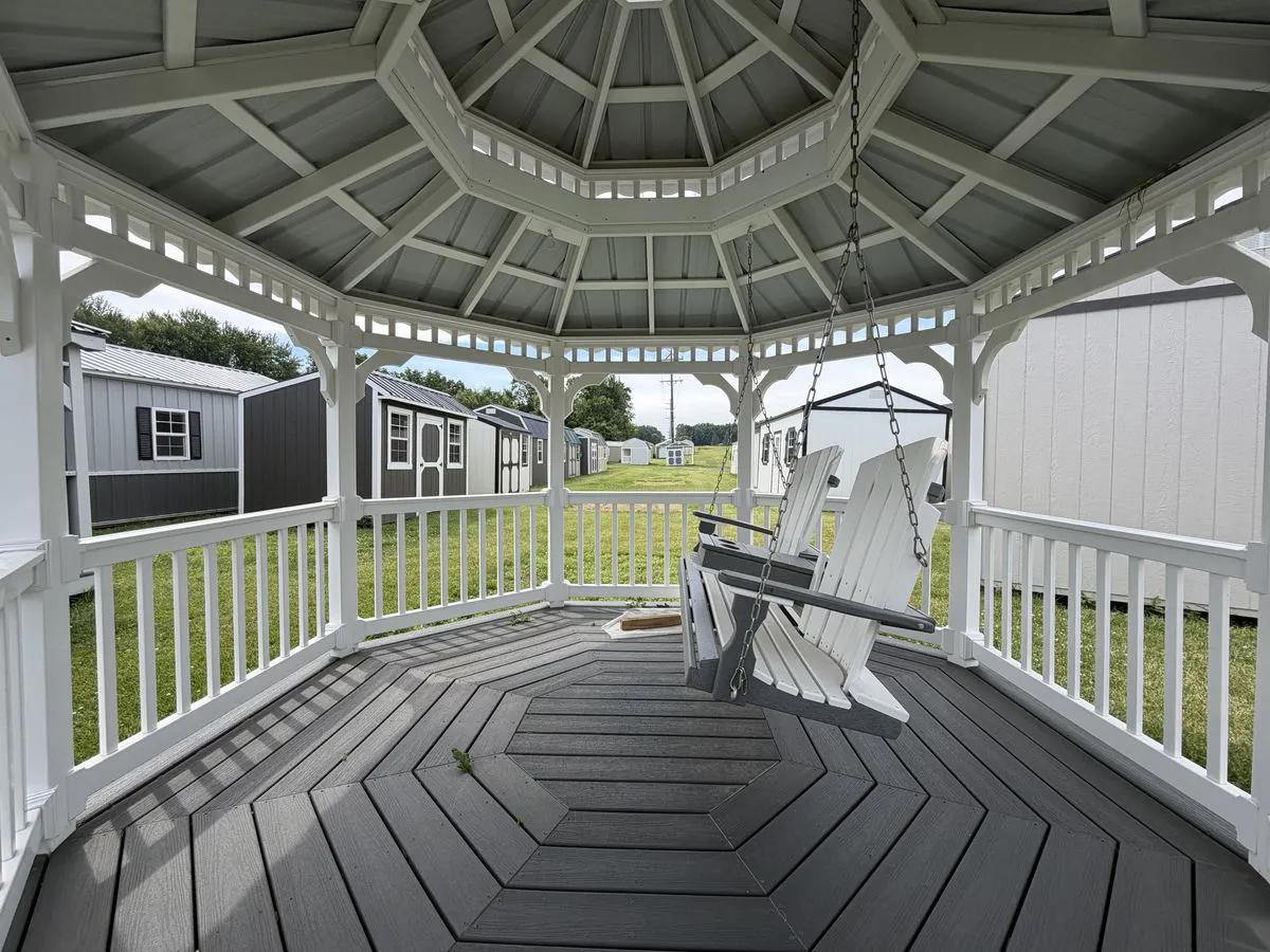 12×12 Gazebo at the Adrian location, interior view