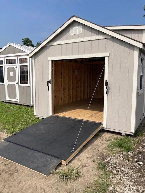 Deluxe Garden Shed with Dormer at the Carleton location