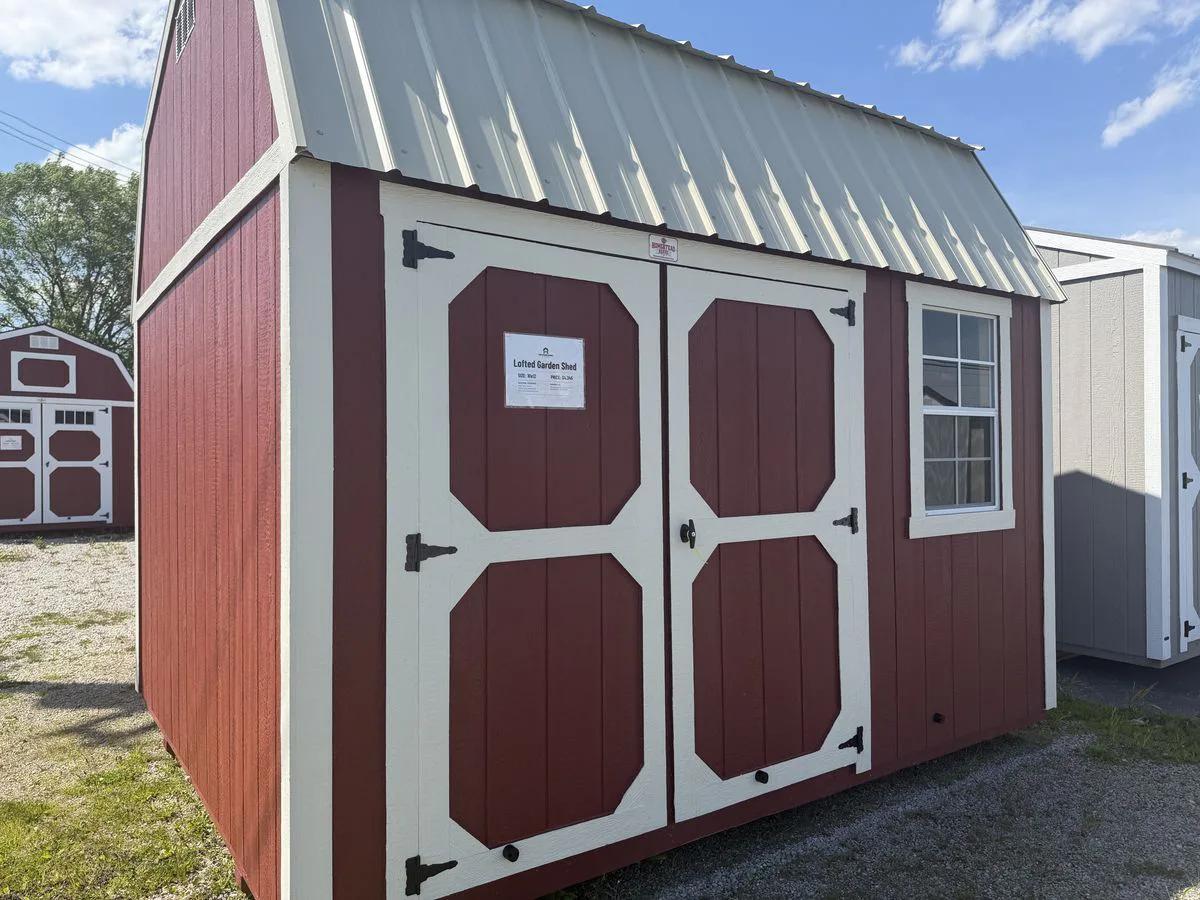 10×12 Lofted Garden Shed at the Carleton location