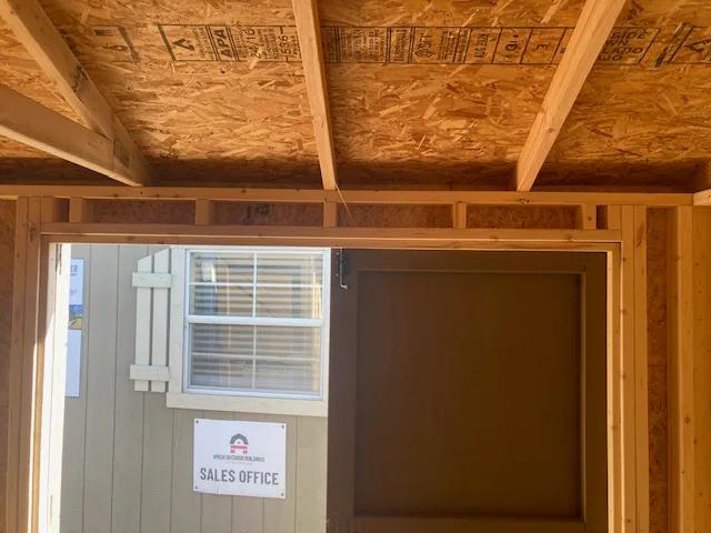 8×12 Garden Shed at the Carleton location