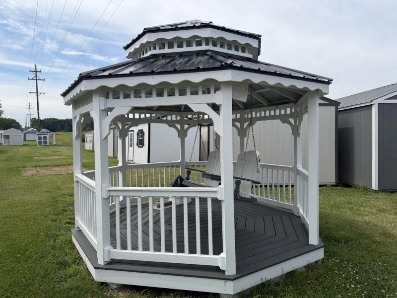 12×12 Gazebo at the Adrian location, front exterior view