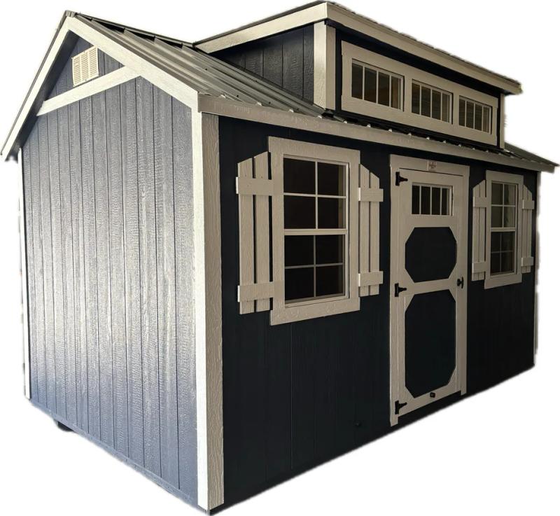 9×14 Deluxe Garden Shed at the Adrian location