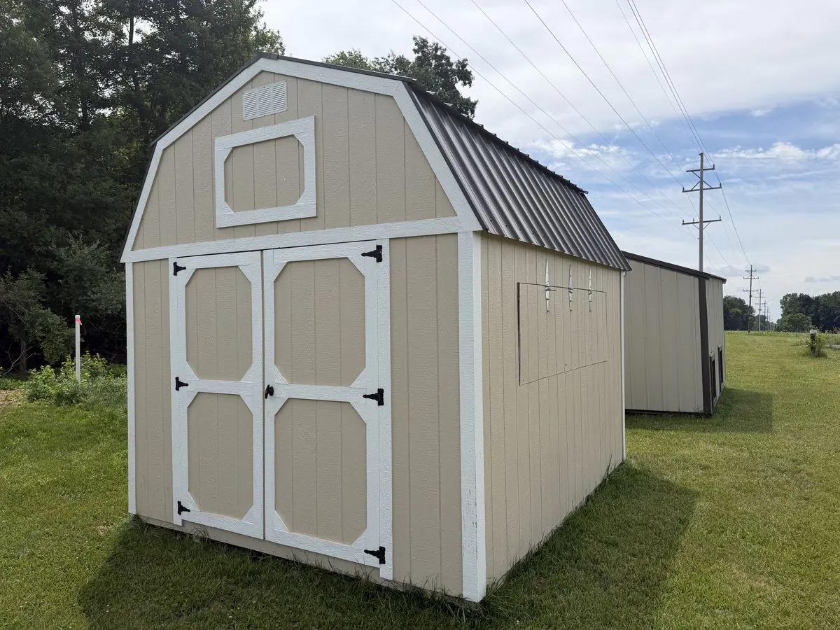10×12 Lofted Barn at the Adrian location, front exterior view