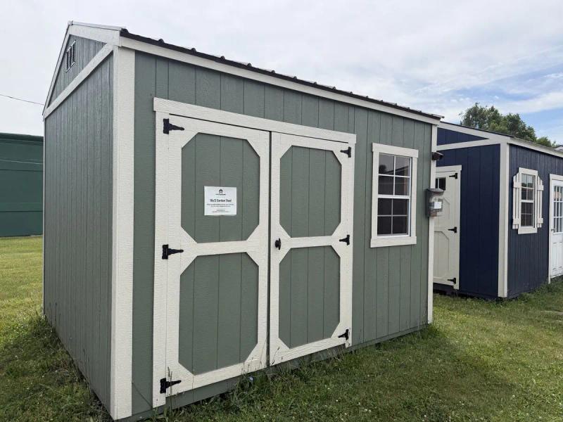 10×12 Garden Shed at the Adrian location, front exterior view
