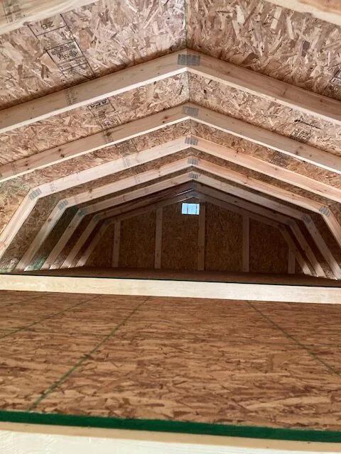 12×24 Lofted Garage at the Carleton location