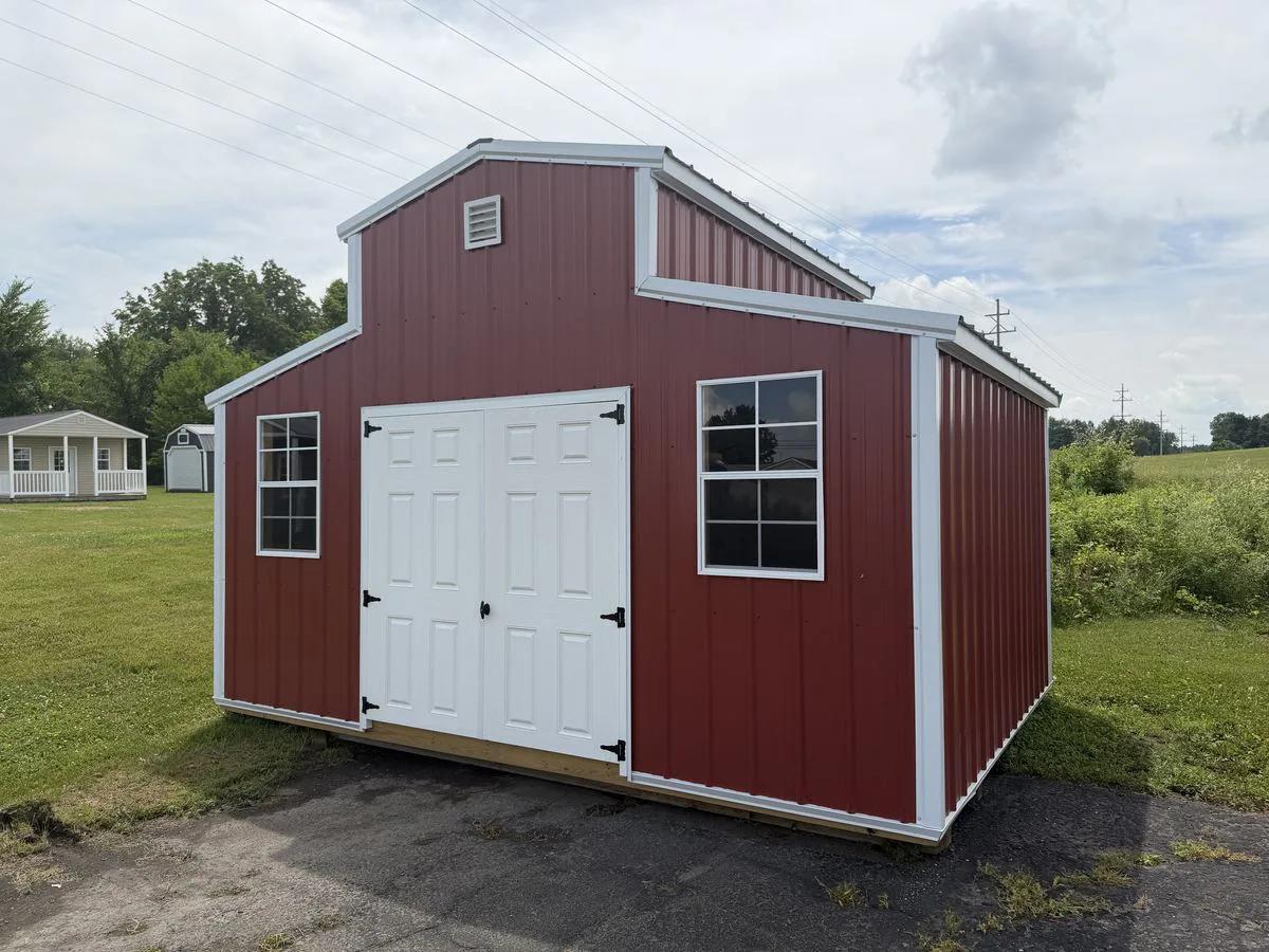 12×16 Carolina Barn at the Adrian location, front exterior view