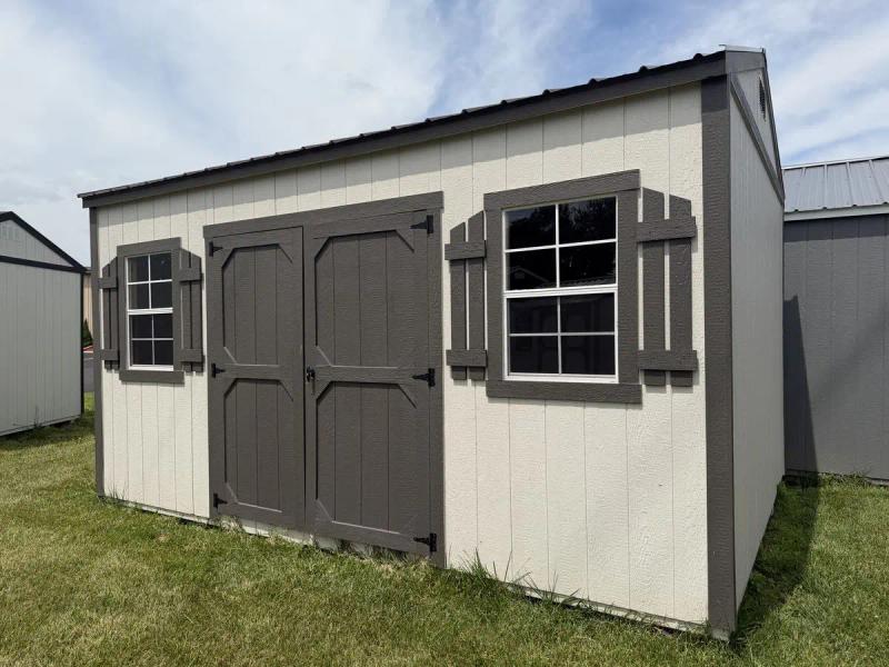 12×16 Garden Shed at the Adrian location, front exterior view