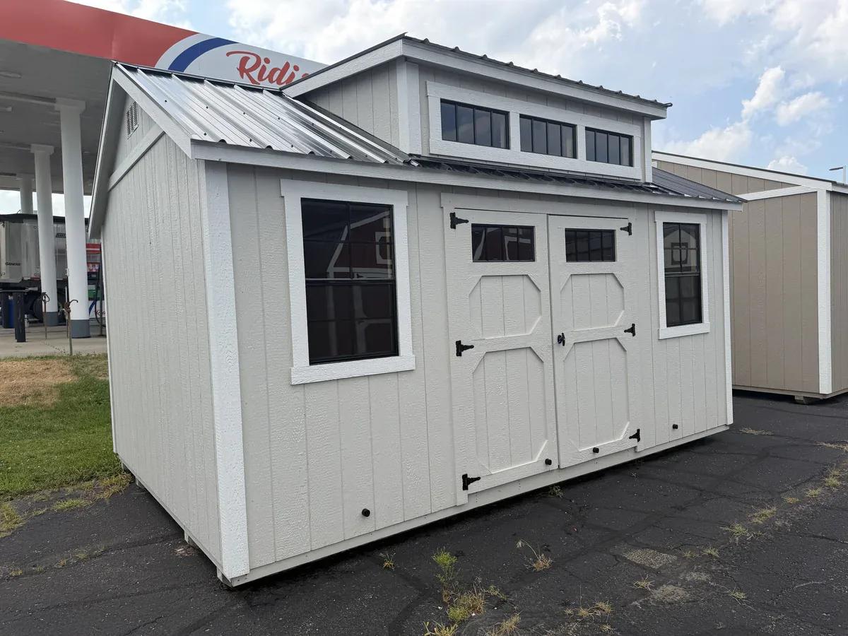 10×16 Deluxe Garden Shed at the Adrian location
