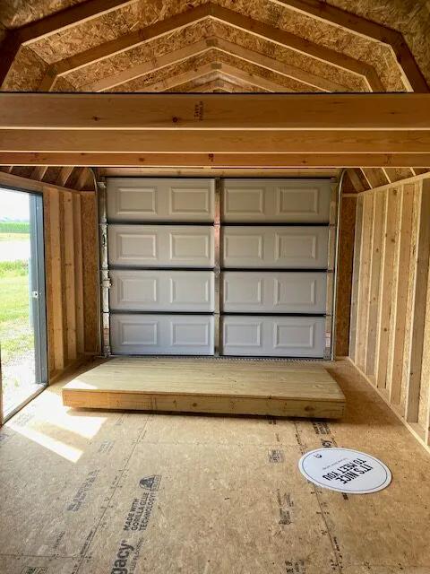 12×24 Lofted Garage at the Carleton location