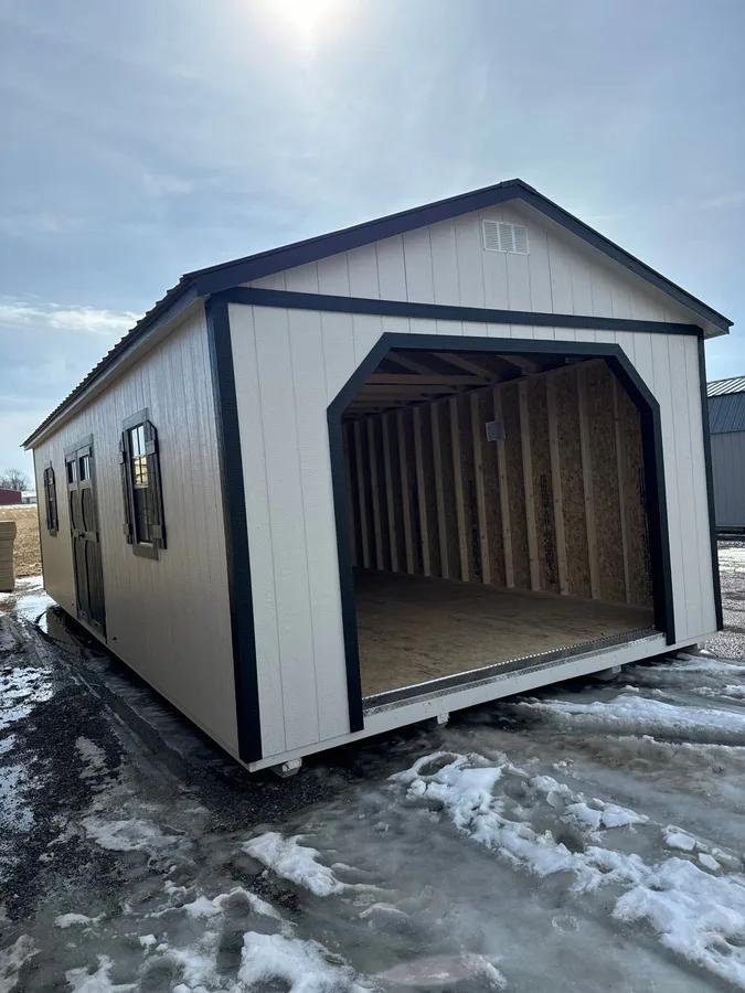 14×32 Deluxe Garden Shed at the Adrian location