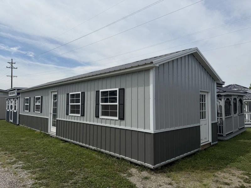 14×40 Garden Shed at the Adrian location, front exterior view