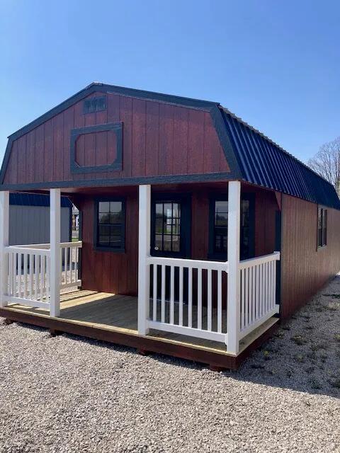 14×32 Lofted Cabin at the Carleton location