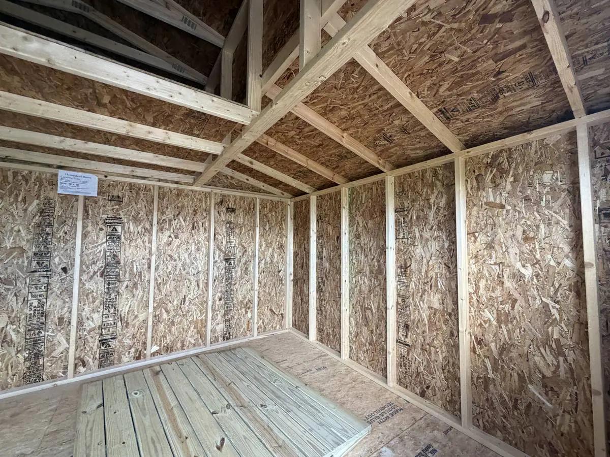 12×16 Carolina Barn at the Adrian location, interior view