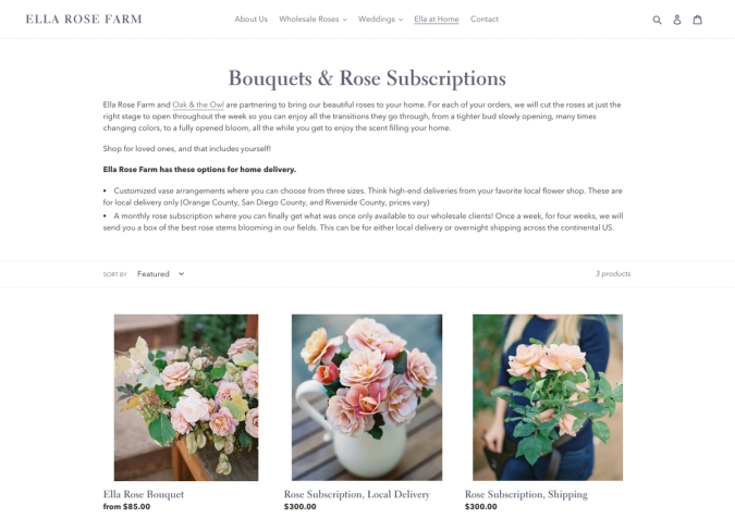 ella rose farm bouquet subscription