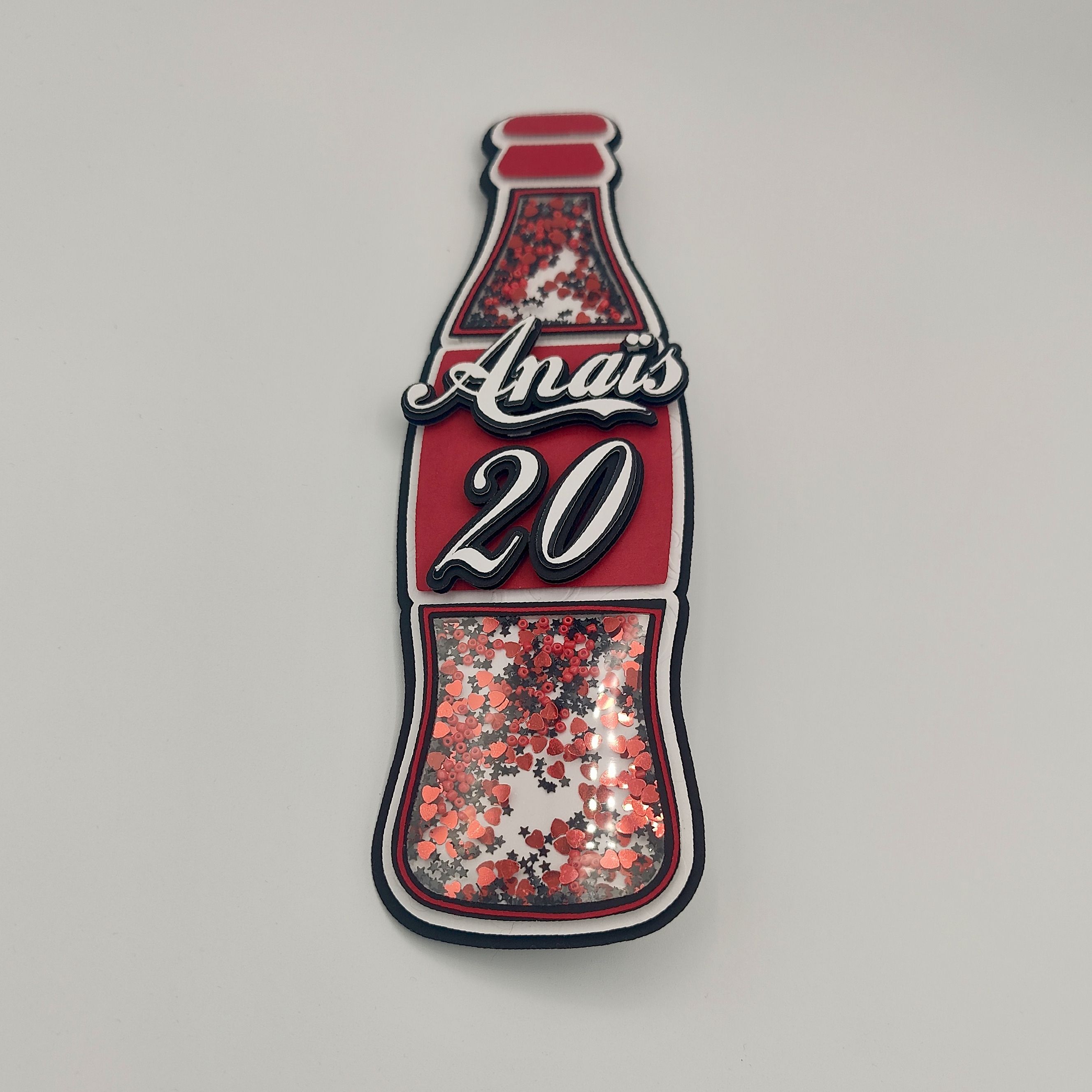 Carte 3D - Bouteille de soda
