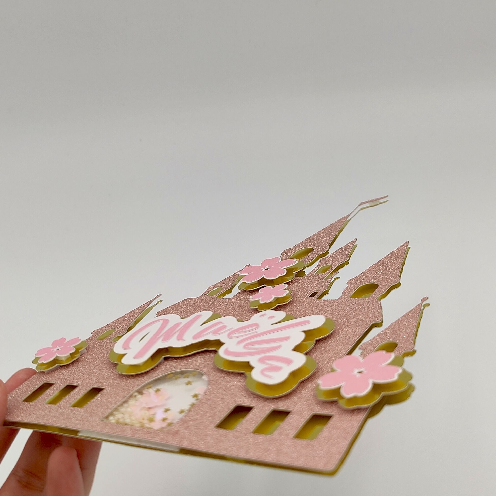 Carte 3D - Château princesse