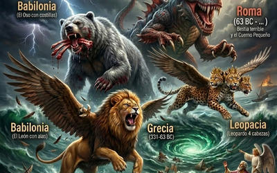 LAS CUATRO BESTIAS QUE VIO DANIEL.