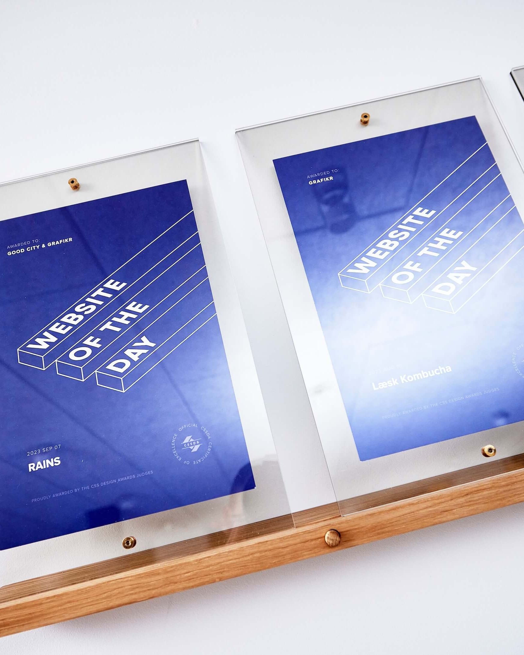 Awards som Grafikr har vundet