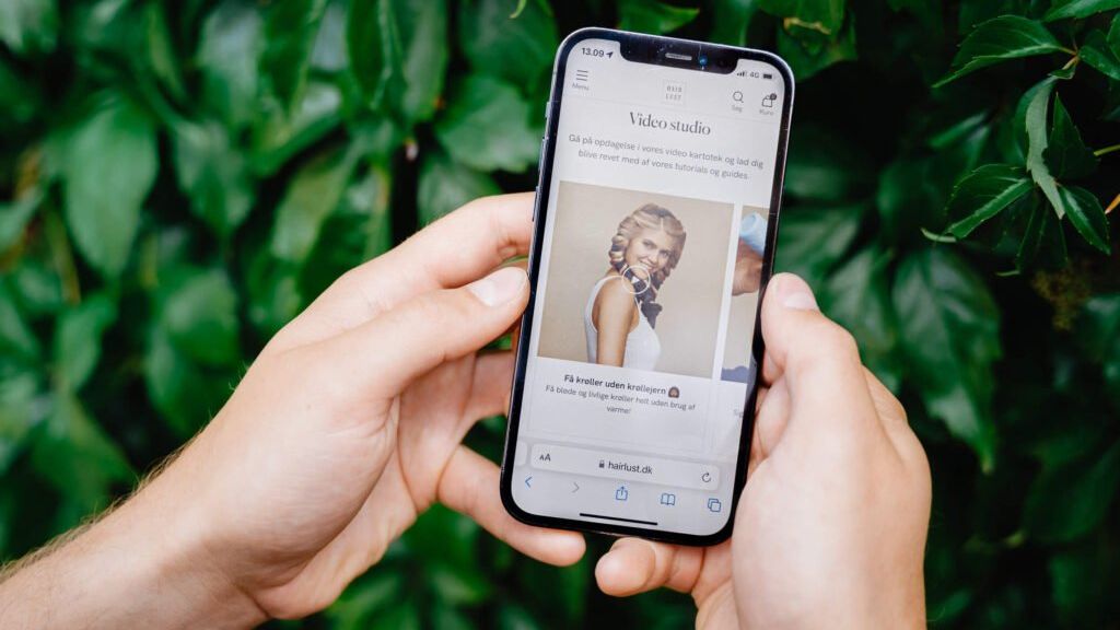 Design af Hairlusts webshop i Shopify