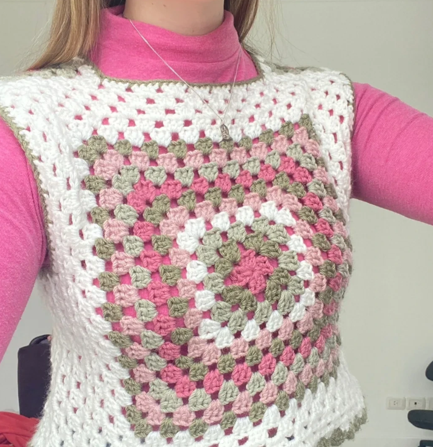 Chaleco rosa