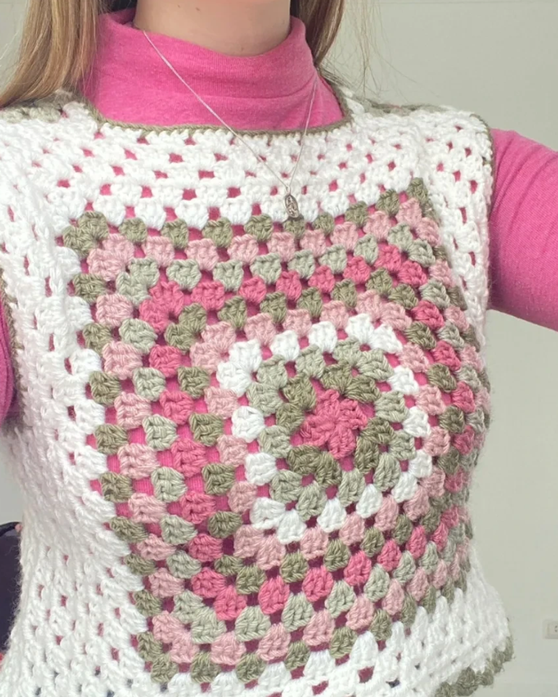 Chaleco rosa