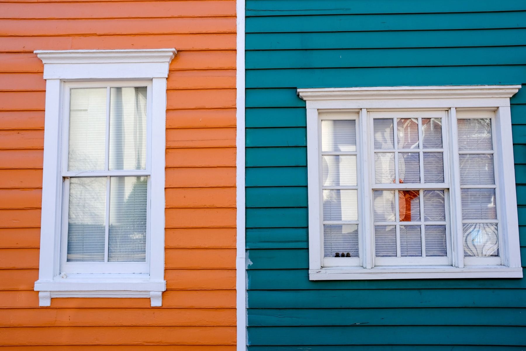 Two windows side by side