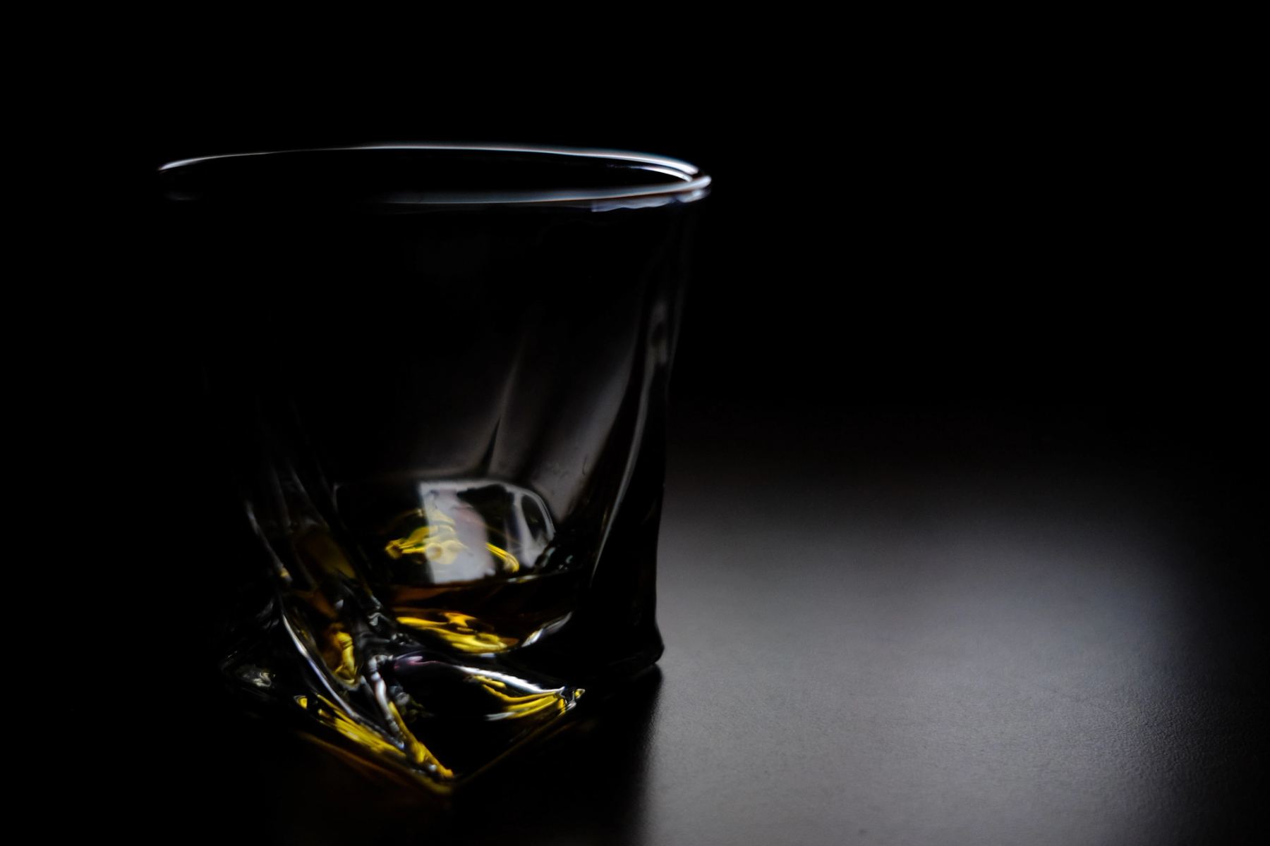 A glass of liquor