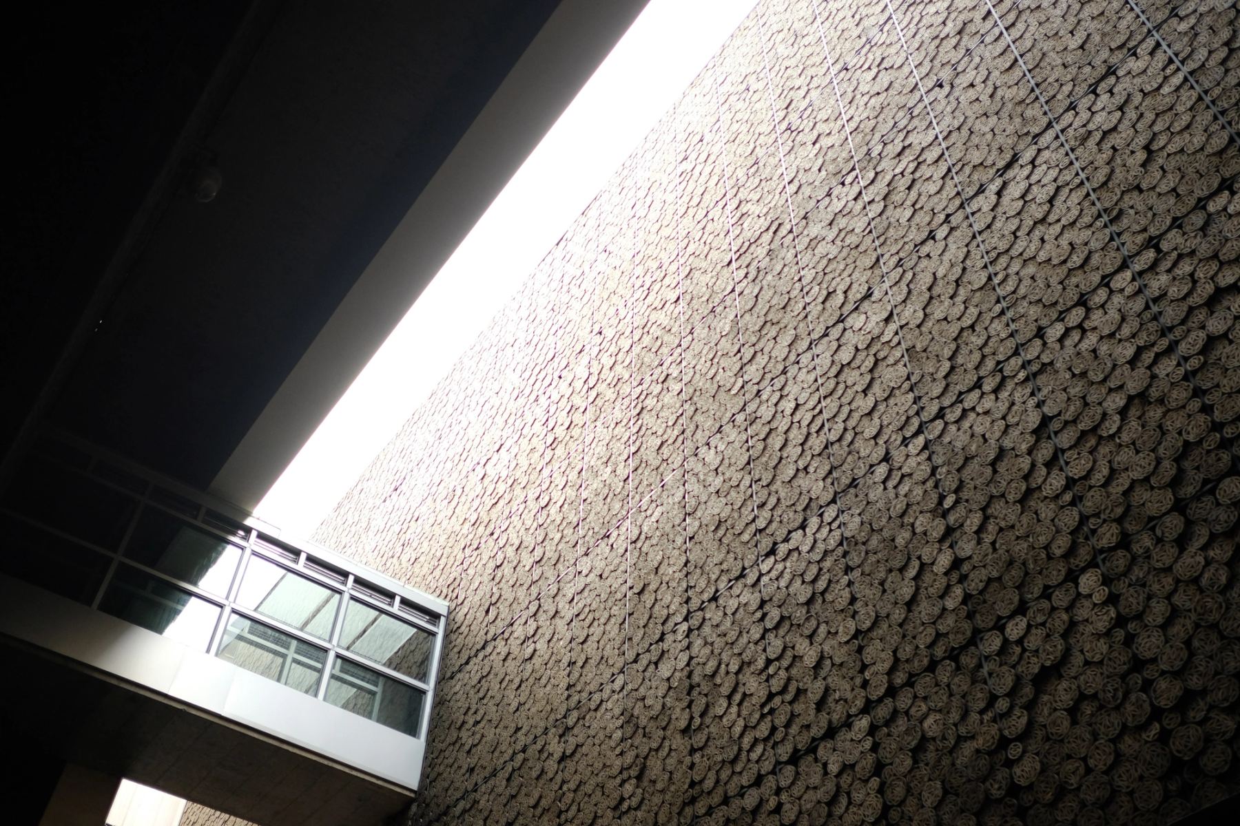Light casts through an architecture