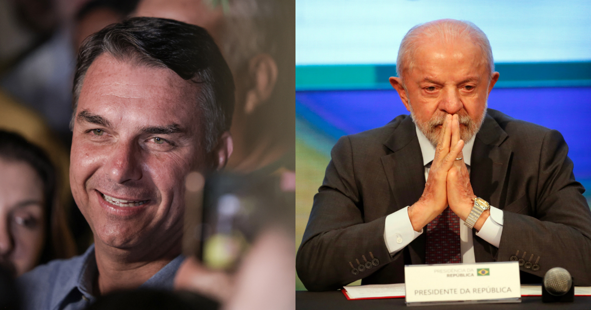 PollingData apresenta Flávio com 47% e Lula com 45% no 2º turno